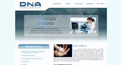 Desktop Screenshot of dnalab.med.br